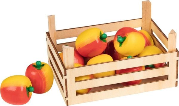 Äpfel in Obstkiste