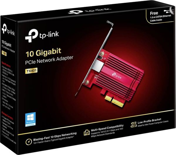 Produktbild: TP-LINK TX401 Netzwerkkarte 10 GBit/s PCI