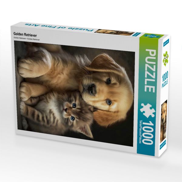 Produktbild: CALVENDO Puzzle Beste Freunde | 1000 Teile Lege-Gr&ouml;&szlig;e 64x48cm Foto-Puzzle f&uuml;r gl&uuml;ckliche Stunden