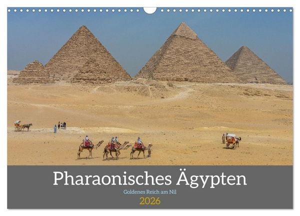 Produktbild: Pharaonisches &Auml;gypten (Wandkalender 2026 DIN A3 quer), CALVENDO Monatskalender