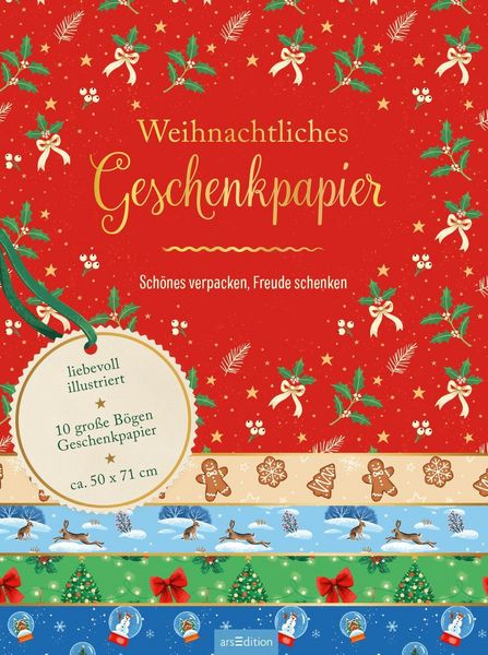 Produktbild: Weihnachtliches Geschenkpapier