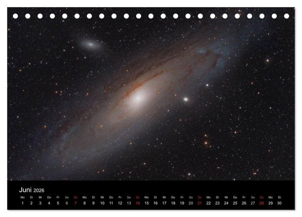 Produktbild: Universum - Eine Reise zu den Sternen (Tischkalender 2026 DIN A5 quer), CALVENDO Monatskalender