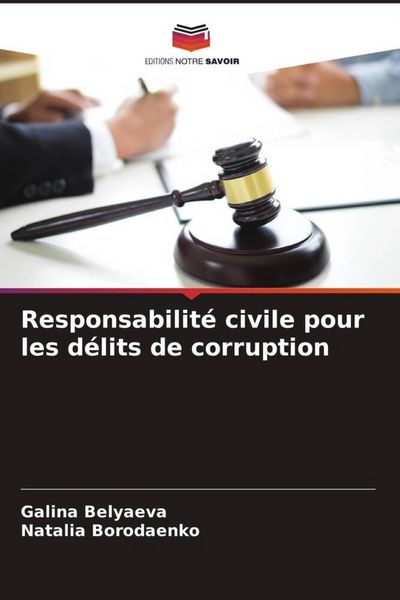 Produktbild: Responsabilit&eacute; civile pour les d&eacute;lits de corruption