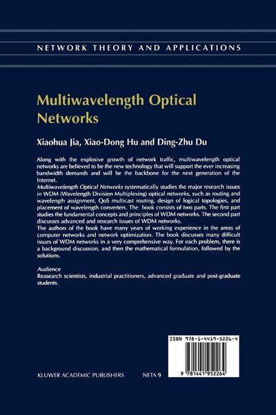 Produktbild: Multiwavelength Optical Networks