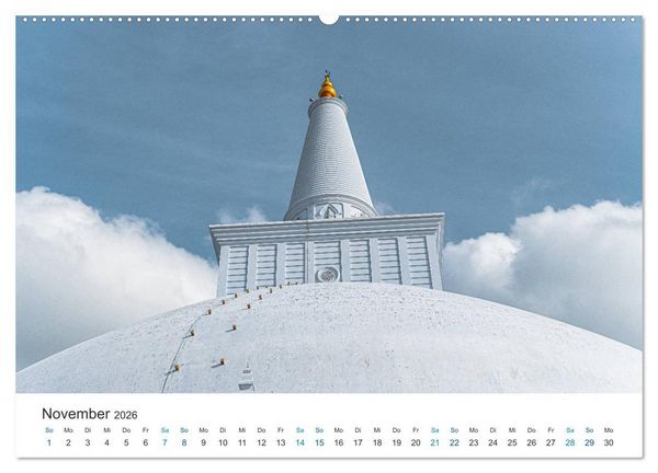 Produktbild: Traumziel Sri Lanka (hochwertiger Premium Wandkalender 2026 DIN A2 quer), Kunstdruck in Hochglanz