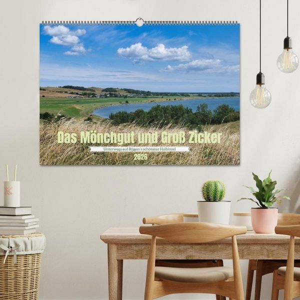 Produktbild: Das M&ouml;nchgut und Gro&szlig; Zicker (Wandkalender 2026 DIN A2 quer), CALVENDO Monatskalender