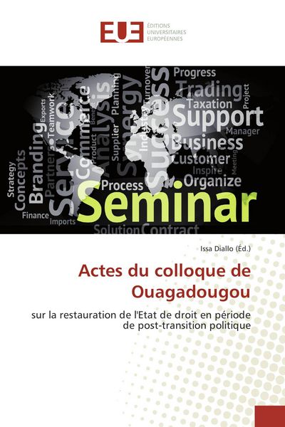 Produktbild: Actes du colloque de Ouagadougou