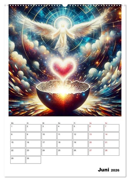 Produktbild: Erneuerung im Licht (Wandkalender 2026 DIN A2 hoch), CALVENDO Monatskalender