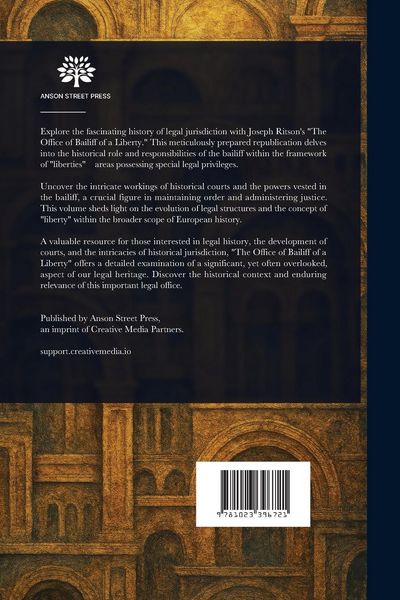 Produktbild: The Office of Bailiff of a Liberty