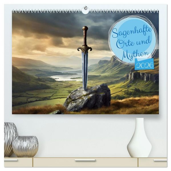 Produktbild: Sagenhafte Orte und Mythen (hochwertiger Premium Wandkalender 2026 DIN A2 quer), Kunstdruck in Hochglanz