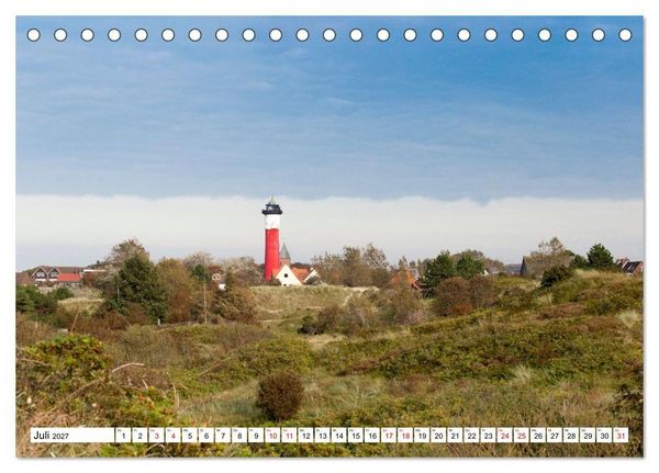 Produktbild: Wangerooge - Momente einer Reise (Tischkalender 2027 DIN A5 quer), CALVENDO Monatskalender