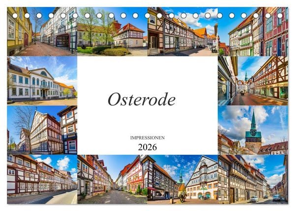 Produktbild: Osterode Impressionen (Tischkalender 2026 DIN A5 quer), CALVENDO Monatskalender