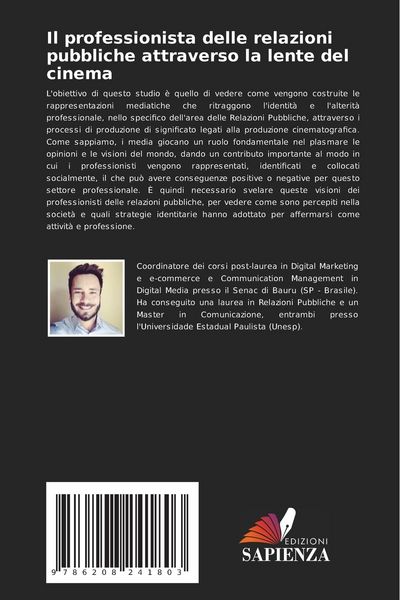 Produktbild: Il professionista delle relazioni pubbliche attraverso la lente del cinema