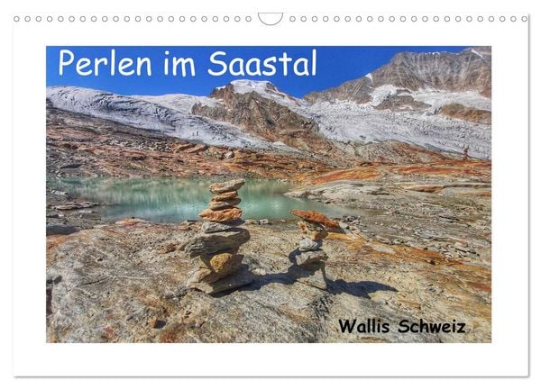 Produktbild: Perlen im Saastal Wallis Schweiz (Wandkalender 2026 DIN A3 quer), CALVENDO Monatskalender