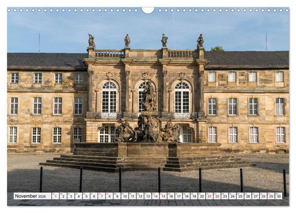 Produktbild: Franken - Bamberg, Bayreuth, Coburg, N&uuml;rnberg, Rothenburg, W&uuml;rzburg (Wandkalender 2026 DIN A3 quer), CALVENDO Monatskalender