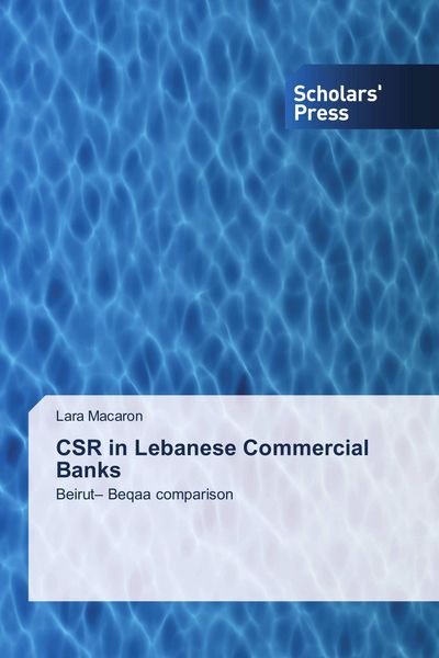Produktbild: CSR in Lebanese Commercial Banks