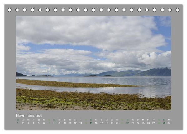 Produktbild: Argyll (Tischkalender 2026 DIN A5 quer), CALVENDO Monatskalender