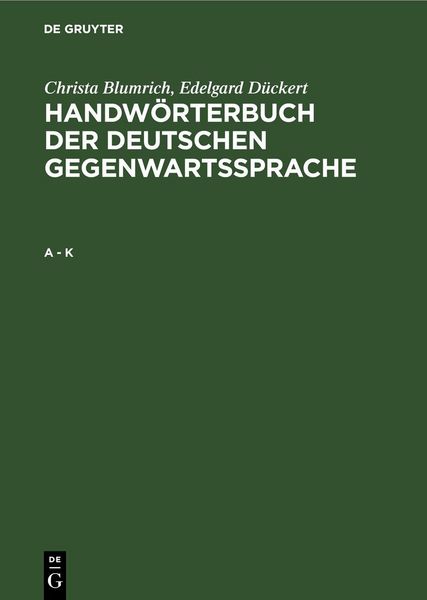 Produktbild: A - K