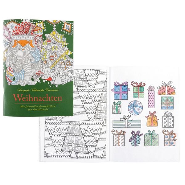 Produktbild: Idena Malbuch Weihnachten 64 Seiten 17x23cm