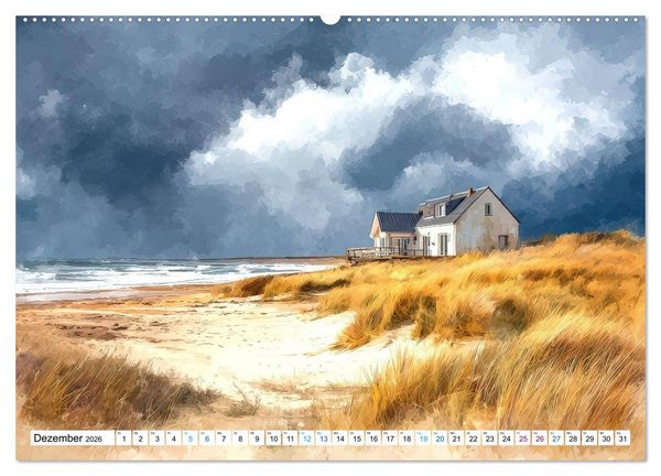 Produktbild: Meeresbrisen (hochwertiger Premium Wandkalender 2026 DIN A2 quer), Kunstdruck in Hochglanz
