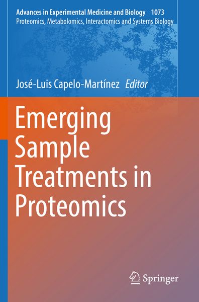 Produktbild: Emerging Sample Treatments in Proteomics