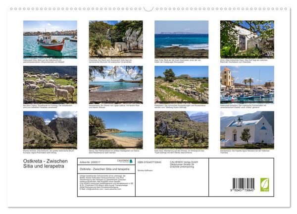 Produktbild: Ostkreta - Zwischen Sitia und Ierapetra (hochwertiger Premium Wandkalender 2026 DIN A2 quer), Kunstdruck in Hochglanz