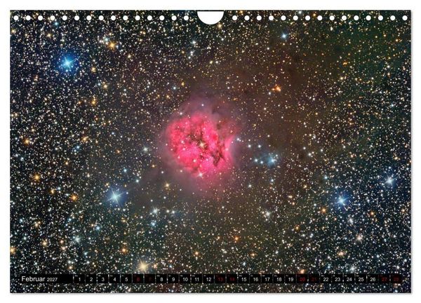 Produktbild: Farbiges Weltall (Wandkalender 2027 DIN A4 quer), CALVENDO Monatskalender
