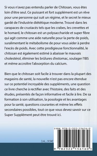 Produktbild: Le Chitosan - Liant de Graisse et Cholest&eacute;rol Naturel
