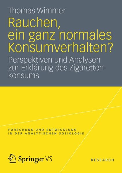 Produktbild: Rauchen, ein ganz normales Konsumverhalten?