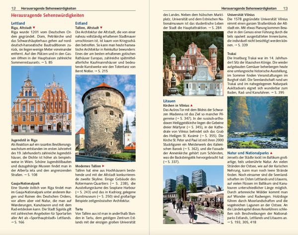TRESCHER Reiseführer Riga, Tallinn, Vilnius