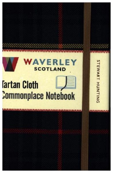 Produktbild: Waverley (M): Stewart Hunting Tartan Cloth Commonplace Noteb