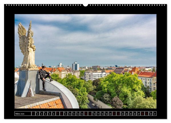 Produktbild: Schornsteinfeger &uuml;ber Berlin 2026 (hochwertiger Premium Wandkalender 2026 DIN A2 quer), Kunstdruck in Hochglanz
