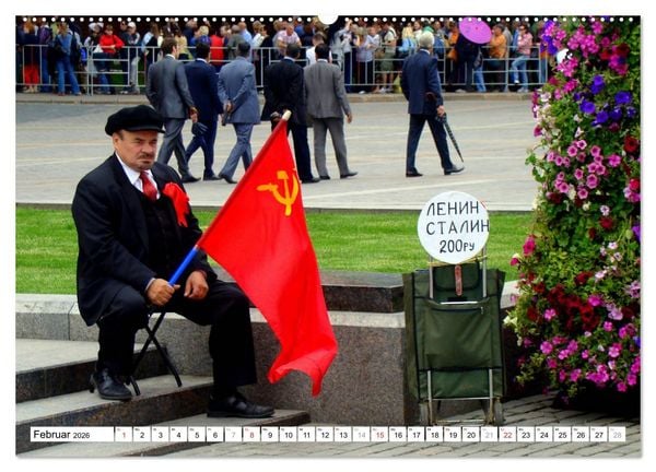 Produktbild: LENIN LEBT - Bilder einer Ikone (Wandkalender 2026 DIN A2 quer), CALVENDO Monatskalender