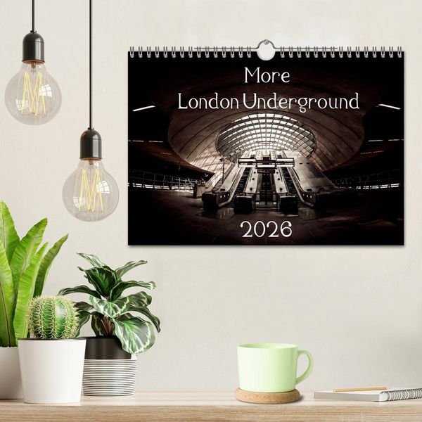 Produktbild: More London Underground 2026 (Wall Calendar 2026 DIN A4 landscape), CALVENDO 12 Month Wall Calendar