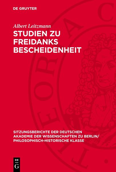 Produktbild: Studien zu Freidanks Bescheidenheit