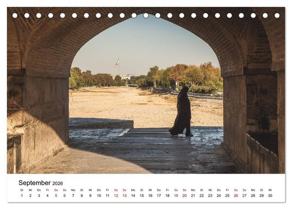 Produktbild: Rundreise Iran (Tischkalender 2026 DIN A5 quer), CALVENDO Monatskalender