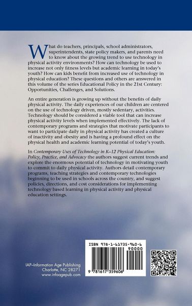 Produktbild: Contemporary Uses of Technology in K-12 Physical Education