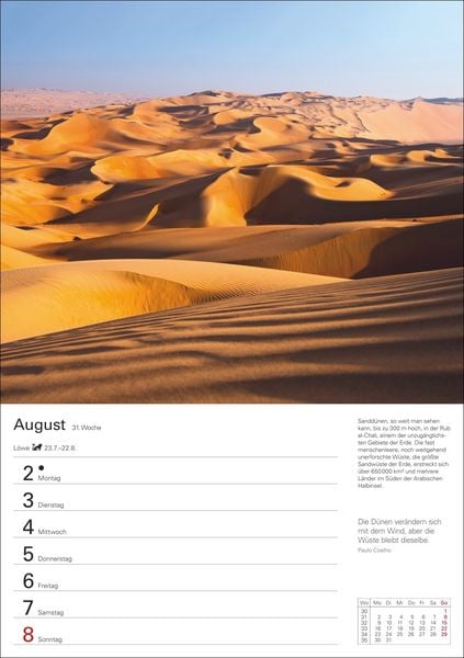 Produktbild: Wunder der Natur Wochenplaner 2027 - 53 faszinierende Fotografien