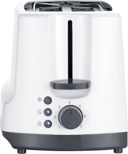 Produktbild: Severin AT 2234 Doppel-Langschlitztoaster mit Br&ouml;tchenaufsatz Wei&szlig;, Grau