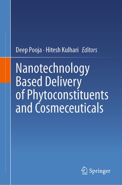 Produktbild: Nanotechnology Based Delivery of Phytoconstituents and Cosmeceuticals