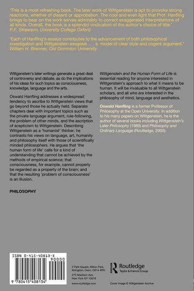 Produktbild: Wittgenstein and the Human Form of Life
