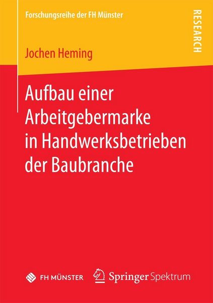 Produktbild: Aufbau einer Arbeitgebermarke in Handwerksbetrieben der Baubranche