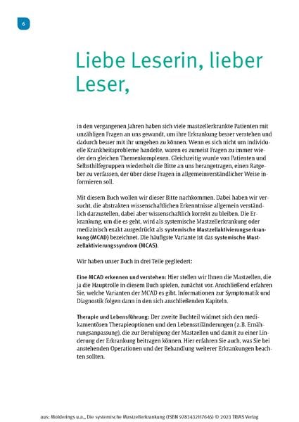 Produktbild: Die systemische Mastzellerkrankung
