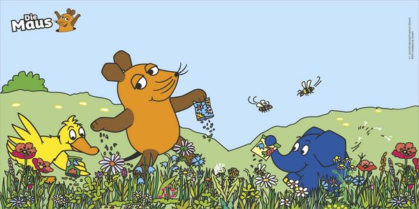 Produktbild: Die Maus 2026 - Broschürenkalender 30x30 cm (30x60 geöffnet) - Kalender mit Plat