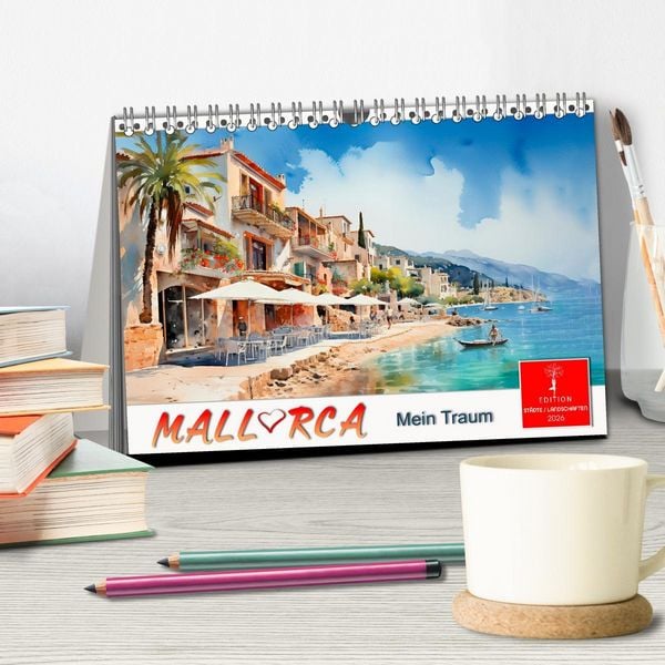 Produktbild: Mallorca mein Traum (Tischkalender 2026 DIN A5 quer), CALVENDO Monatskalender