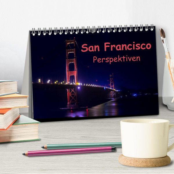 Produktbild: San Francisco Perspektiven (Tischkalender 2026 DIN A5 quer), CALVENDO Monatskalender