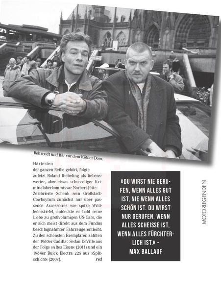 Produktbild: Motorlegenden - Derrick, Schimanski & Co.