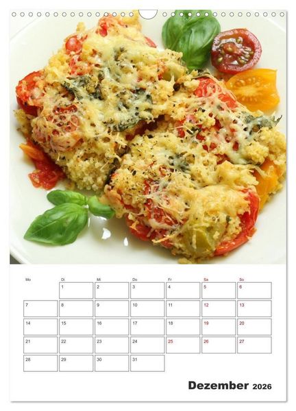 Produktbild: Leckeres mit Tomate (Wandkalender 2026 DIN A3 hoch), CALVENDO Monatskalender
