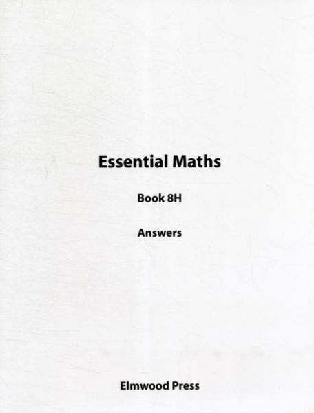Produktbild: Essential Maths 8H Answers
