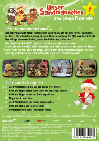 Produktbild: Unser Sandm&auml;nnchen und seine Freunde - Klassiker 1 (1959-1991)